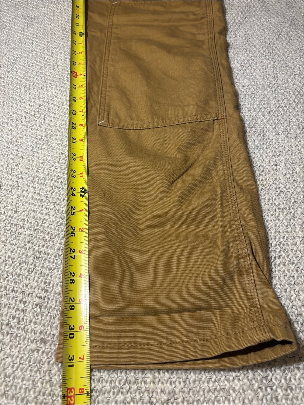 Men's Brown Utility Straight
Leg Cargo Work Pants - Drawstring Waist - Picture 8 of 14